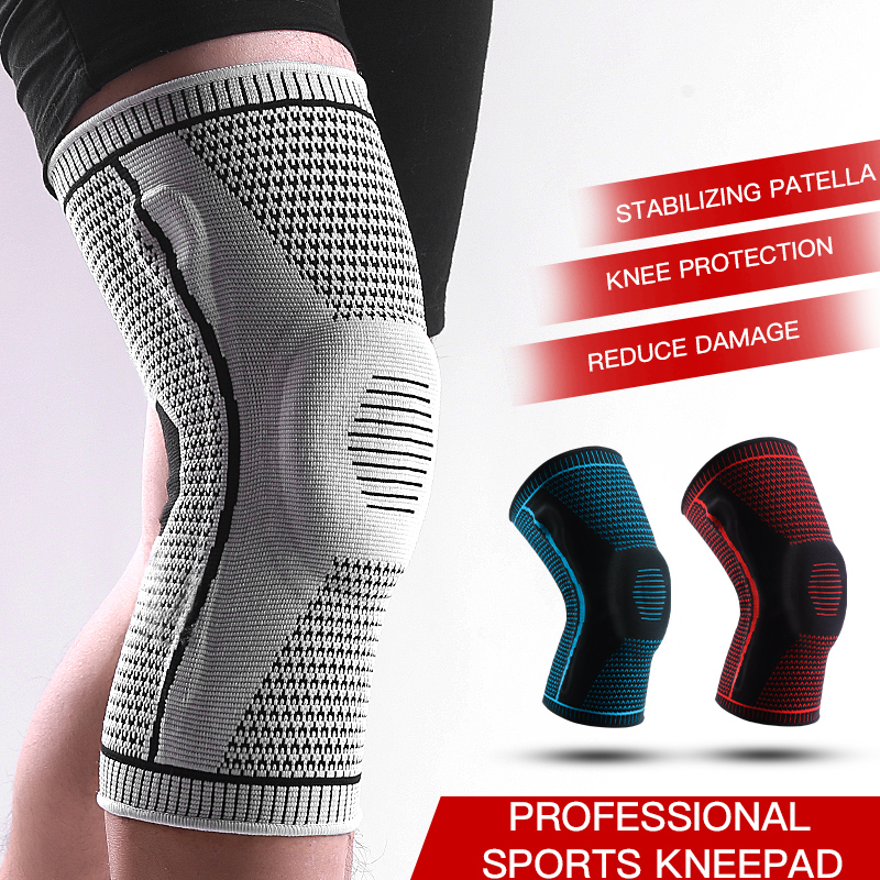 Compression Knee Sleeve - 슬개골 젤 패드 안정기가 포함된 미끄럼