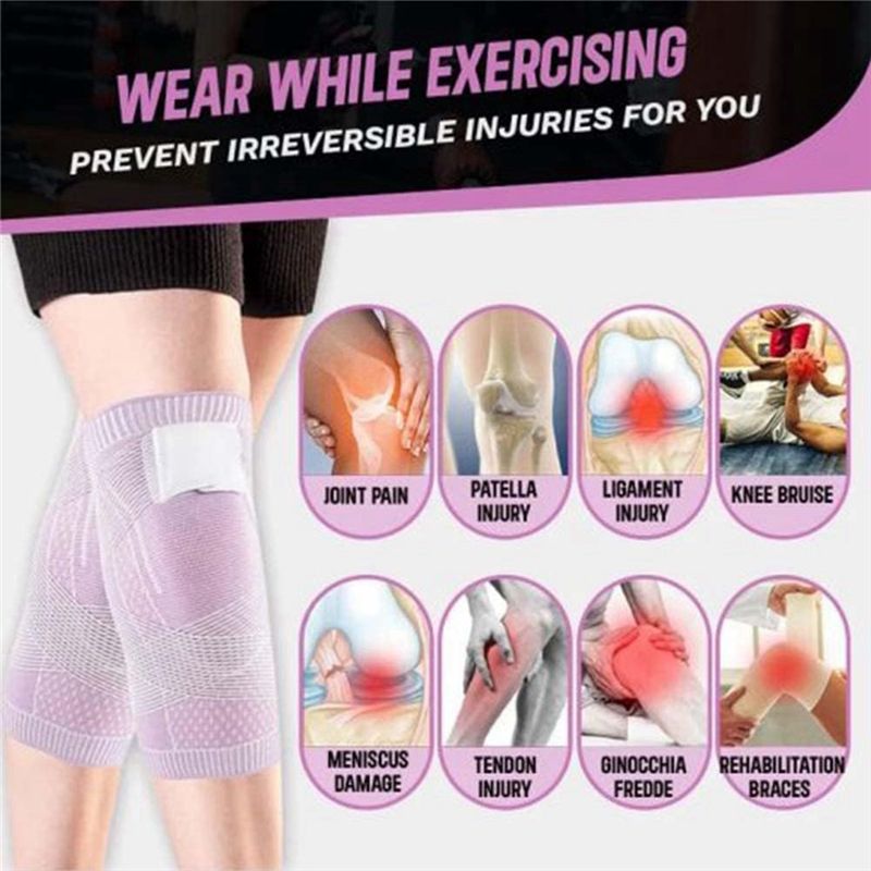 Compression Knee Sleeve - 인기 있는 2개 세트 스포츠 남녀공용