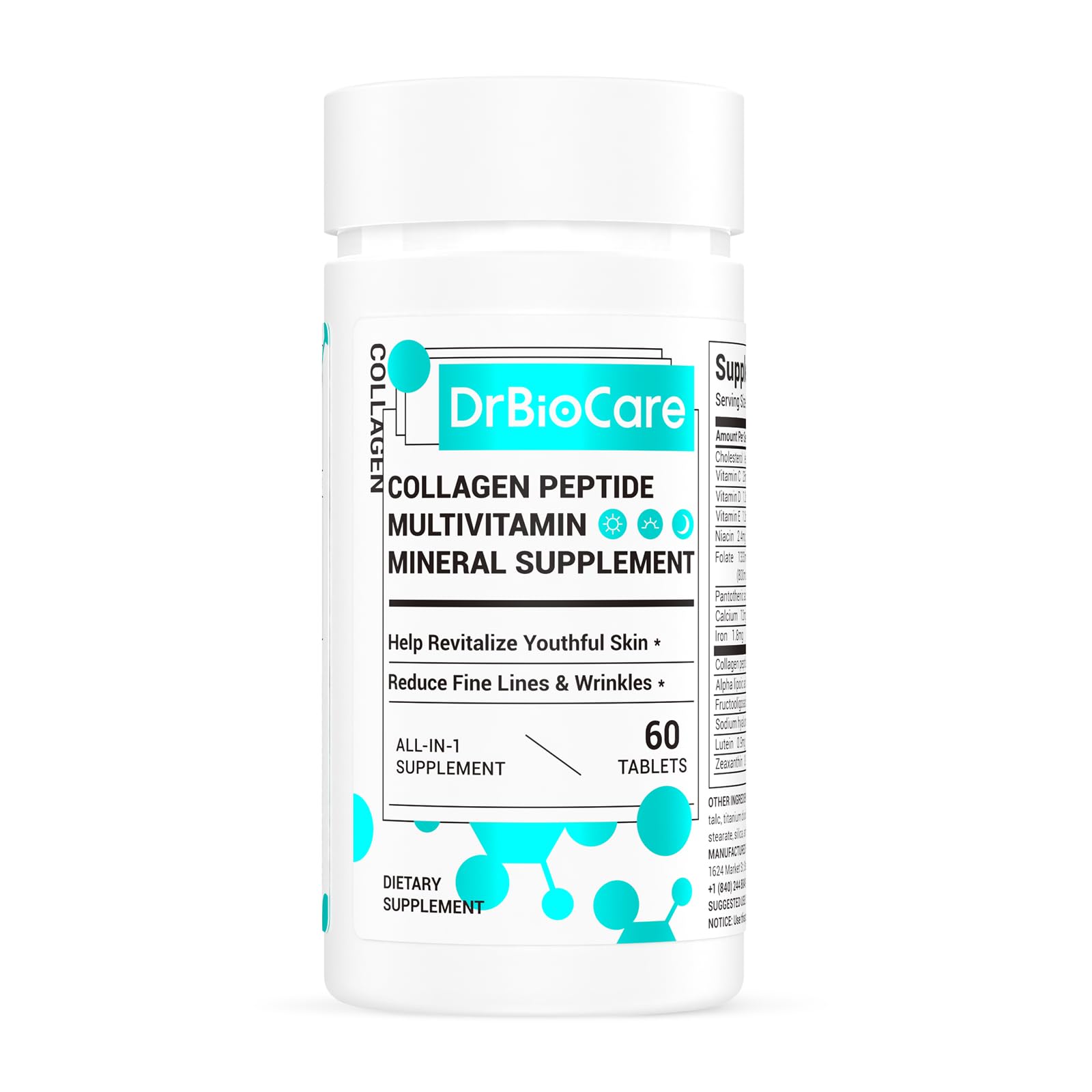 Health & Wellness For You - D3, C, E, B 복합 비타민과