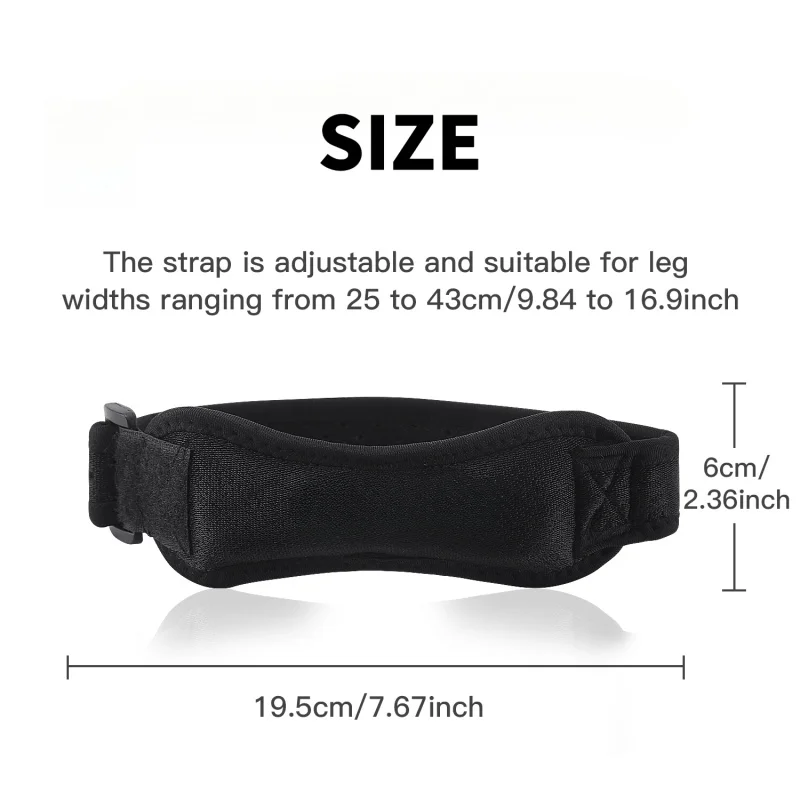 1피스 무릎 슬개골 힘줄 무릎 보호 스트랩 브레이스 조 - Compression Knee Sleeve 리뷰 및 가격