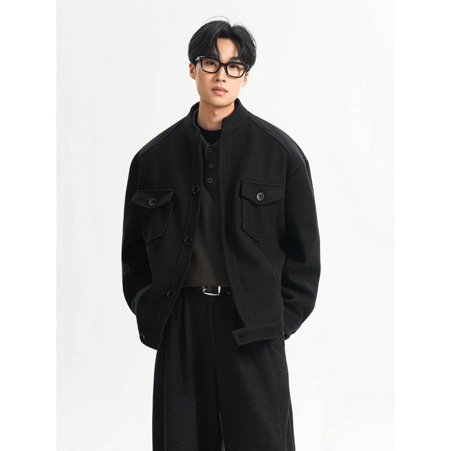 울 혼방 재킷 남성용 그린 건강 웰니스 스타일 남성 피 - Health Wellness Gym 리뷰 및 가격
