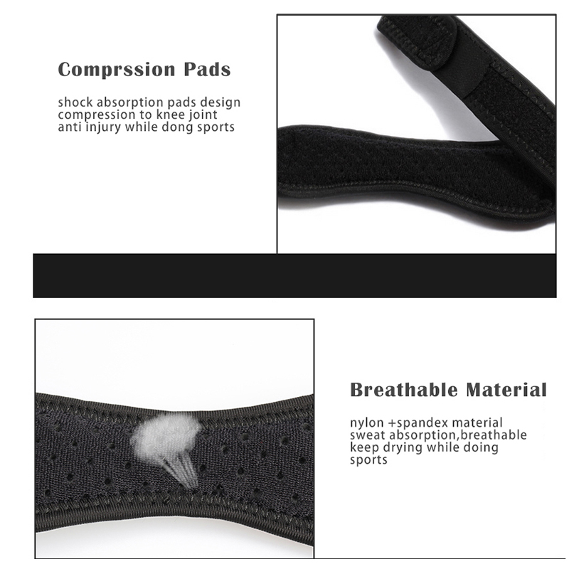1피스 무릎 슬개골 힘줄 무릎 보호 스트랩 브레이스 조 - Compression Knee Sleeve 리뷰 및 가격