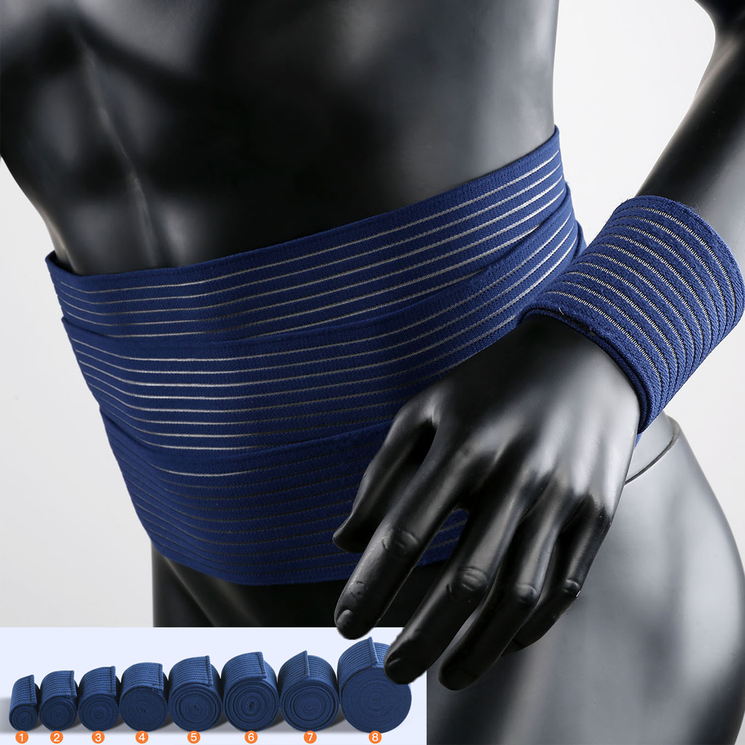 1 PC 테이프 압축 붕대 발목 스포츠 팔꿈치 보호대  - Compression Knee Sleeve 리뷰 및 가격