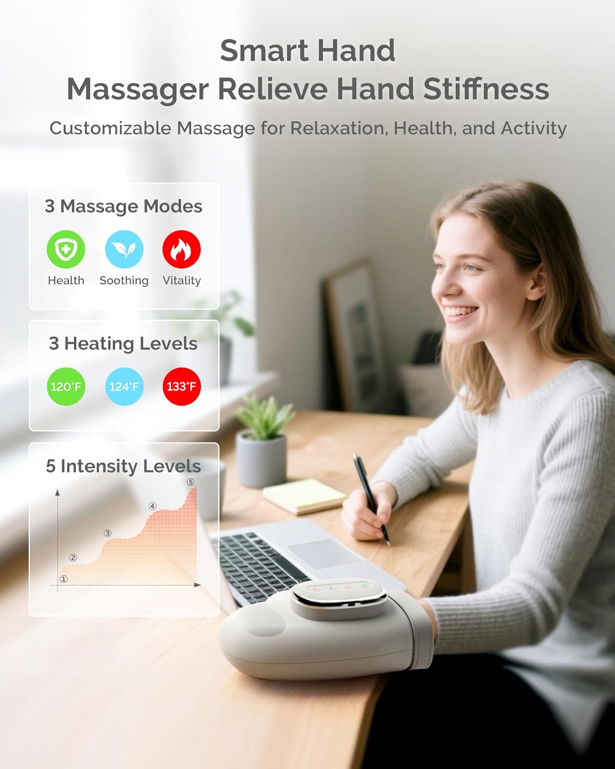 에어백 압축 기능이 있는 손 마사지기, 손가락, 손목, - Health Wellness Massage 리뷰 및 가격
