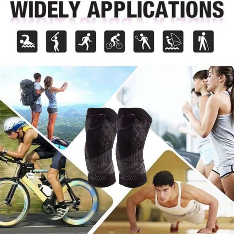 인기 있는 2개 세트 스포츠 남녀공용 무릎 패드, 반월 - Compression Knee Sleeve 리뷰 및 가격