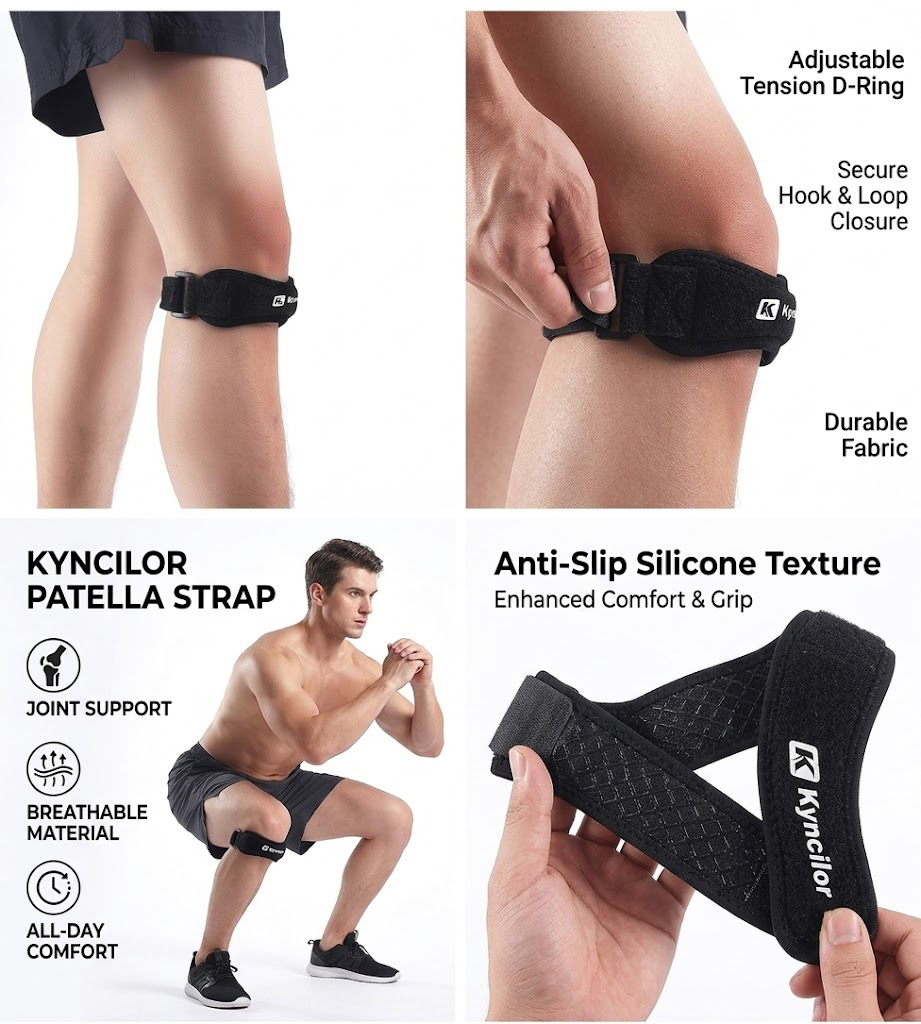 1개의 스포츠 레그 슬리브, 남녀공용 풀 레그 압박 슬 - Compression Knee Sleeve 리뷰 및 가격