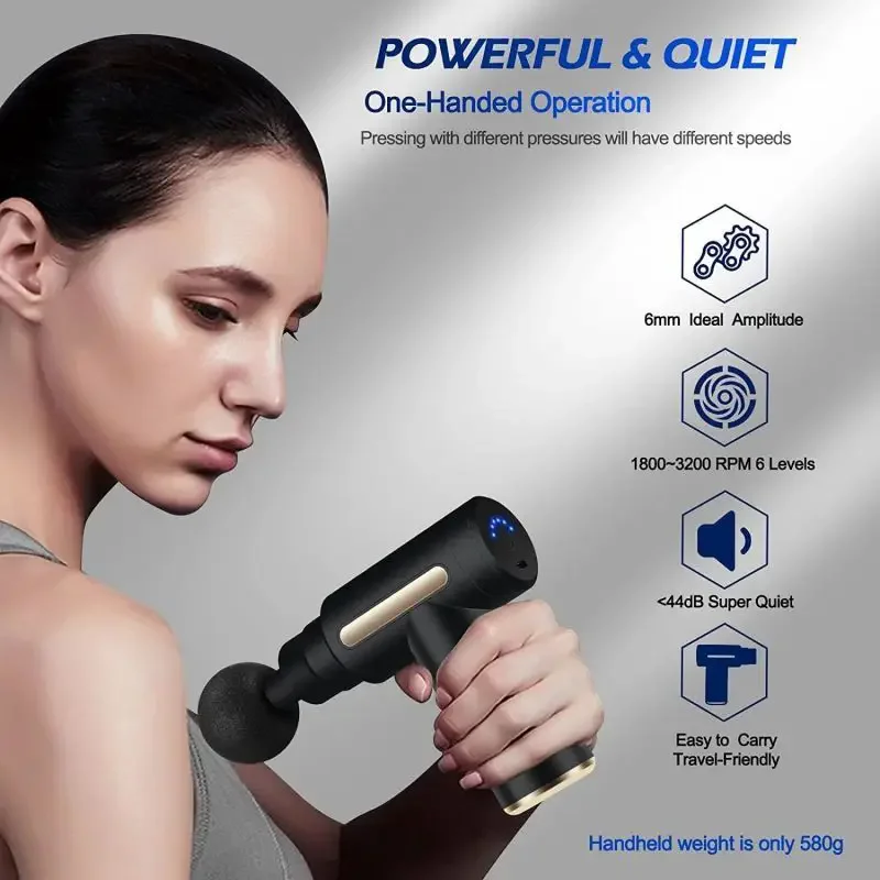 2024 휴대용 근막 총 바디 백 넥 다리 전기 주파수 - Health Wellness Massage 리뷰 및 가격