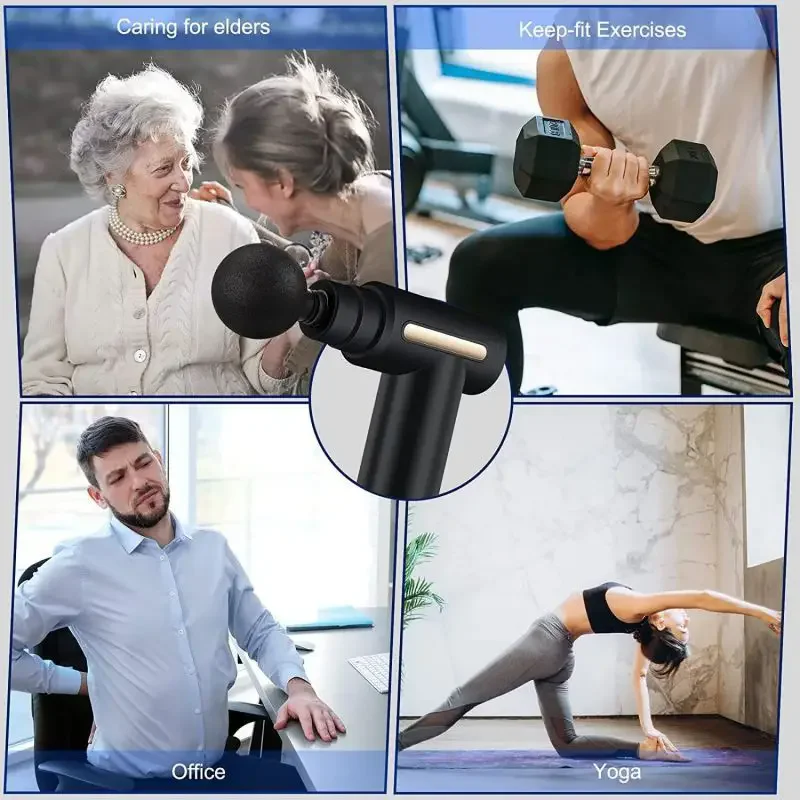 2024 휴대용 근막 총 바디 백 넥 다리 전기 주파수 - Health Wellness Massage 리뷰 및 가격
