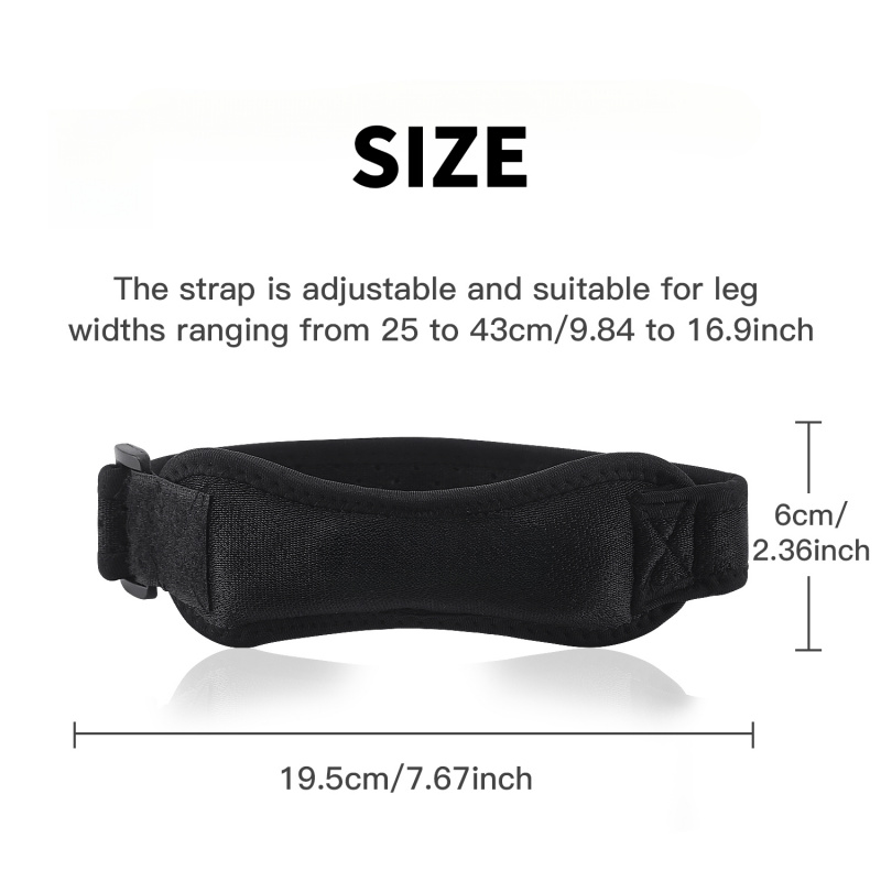 1PC 무릎 슬개골 힘줄 무릎 지지대 스트랩 브레이스  - Compression Knee Sleeve 리뷰 및 가격