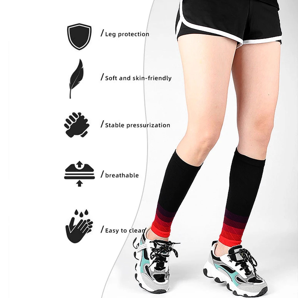 1쌍 종아리 압박 슬리브 20-30mmHg 여성 남성  - Compression Knee Sleeve 리뷰 및 가격